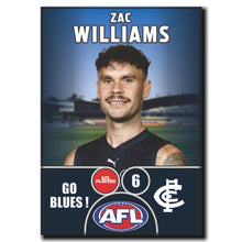 2025 AFL Carlton Football Club - ZAC, Williams