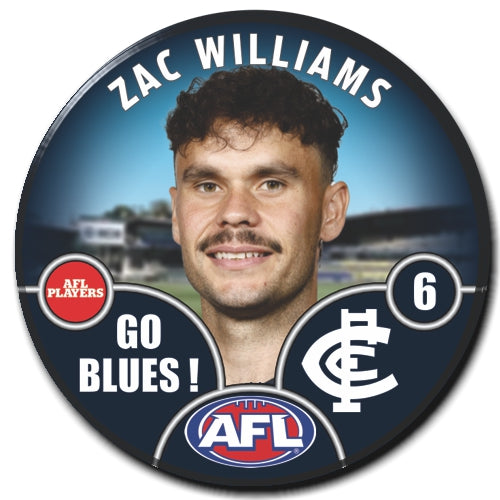 2025 AFL Carlton Football Club - ZAC, Williams