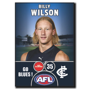 2025 AFL Carlton Football Club - WILSON, Billy