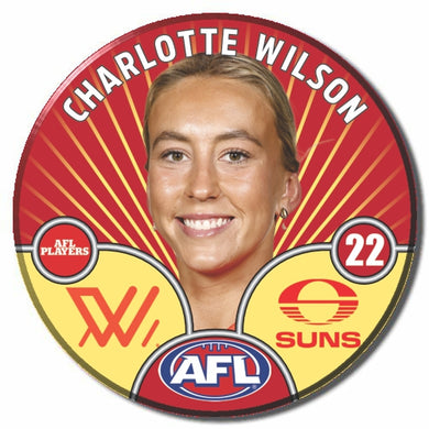 AFLW S10 GOLD COAST SUNS - WILSON, Charlotte