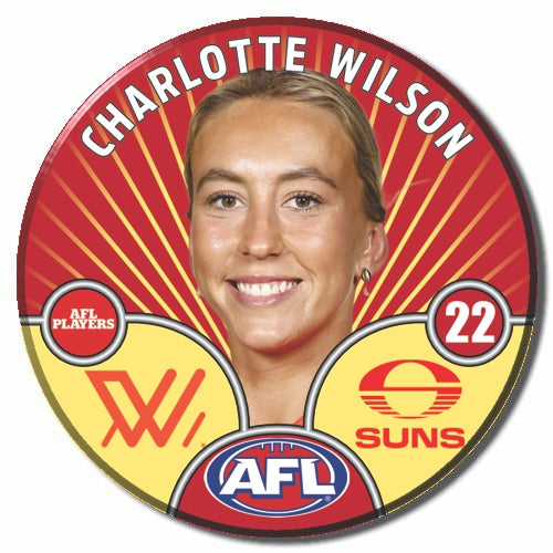 AFLW S10 GOLD COAST SUNS - WILSON, Charlotte