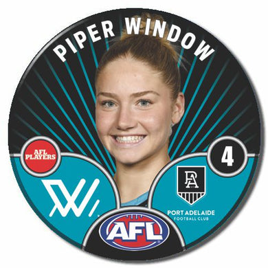 AFLW S10 PORT ADELAIDE - WINDOW, Piper