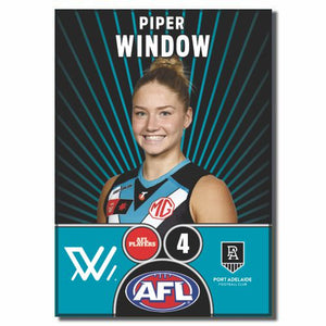 AFLW S10 PORT ADELAIDE - WINDOW, Piper