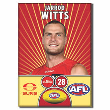 AFL 2026 GOLD COAST SUNS Football Club - WITTS, Jarrod