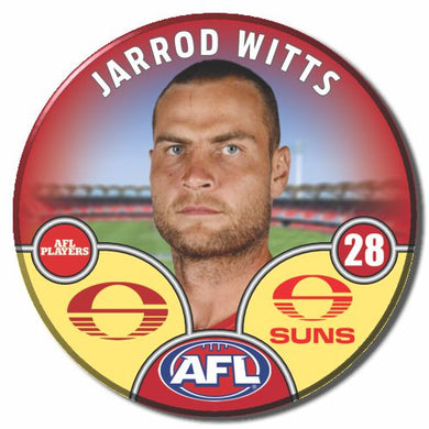 2025 AFL Gold Coast Suns Football Club - WITTS, Jarrod