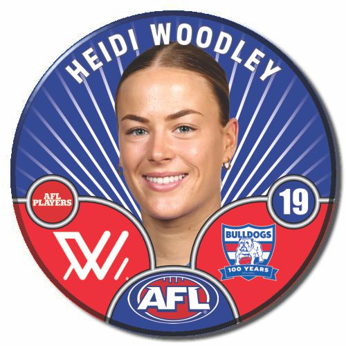 AFLW S10 WESTERN BULLDOGS - WOODLEY, Heidi