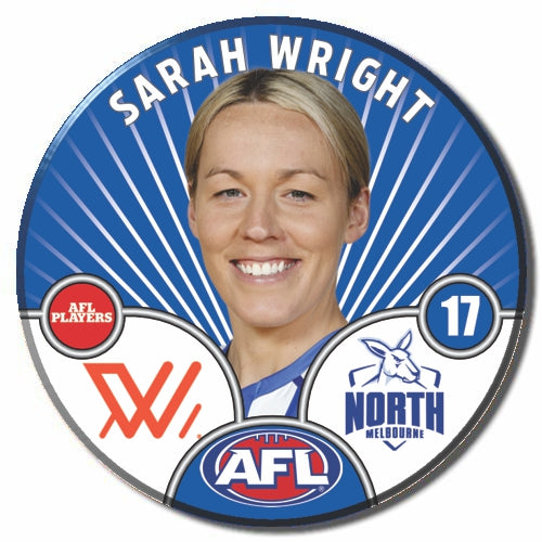 AFLW S10 NORTH MELBOURNE - WRIGHT, Sarah