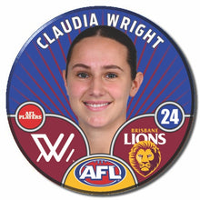 AFLW S10 BRISBANE - WRIGHT, Claudia