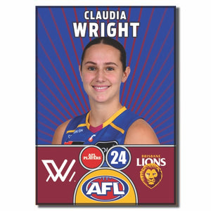 AFLW S10 BRISBANE - WRIGHT, Claudia