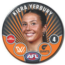 AFLW S11 GWS GIANTS - YERBURY, Kiera