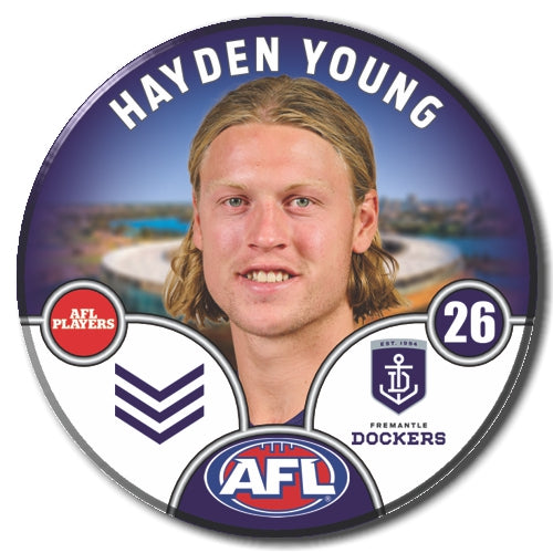 2025 AFL Fremantle Football Club - YOUNG, Hayden