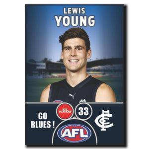 2025 AFL Carlton Football Club - YOUNG, Lewis