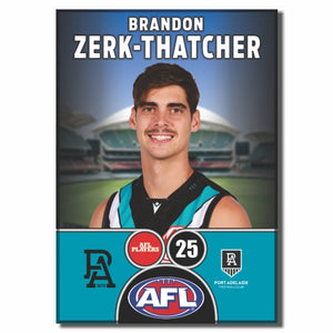 2025 AFL Port Adelaide Football Club - ZERK-THATCHER, Brandon