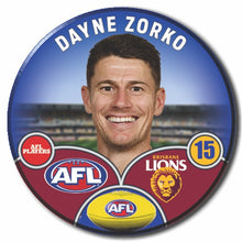 2024 AFL Brisbane Lions Football Club - ZORKO, Dayne