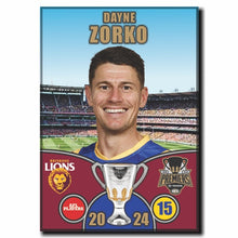 2024 AFL PREMIERS - BRISBANE LIONS - ZORKO, Dayne