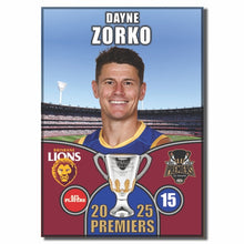 AFL 2025 PREMIERS - ZORKO, Dayne