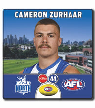 2024 AFL North Melbourne Football Club - ZURHAAR, Cameron