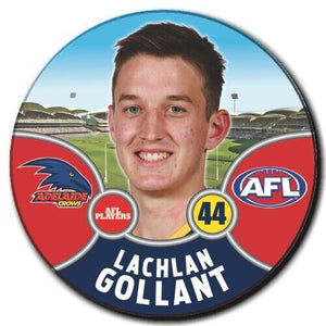 2021 AFL Adelaide Crows Player Badge - GOLLANT, Lachlan