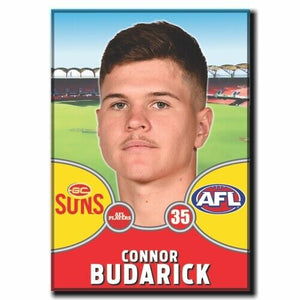 2021 AFL Gold Coast Player Magnet - BUDARICK, Connor