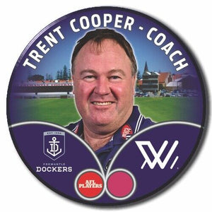 2023 AFLW S7 Fremantle Player Badge - COOPER, Trent - COACH