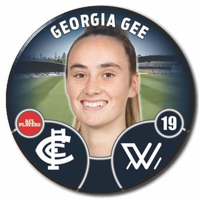 2022 AFLW Carlton Player Badge - GEE, Georgia