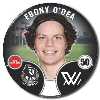2022 AFLW Collingwood Player Badge - O'DEA, Ebony
