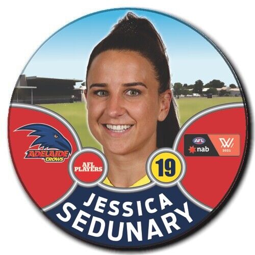 2021 AFLW Adelaide Player Badge - SEDUNARY, Jessica