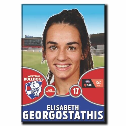 2021 AFLW Western Bulldogs Player Magnet - GEORGOSTATHIS, Elisabeth