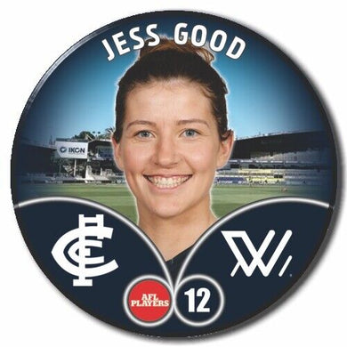 2023 AFLW S7 Carlton Player Badge - GOOD, Jess