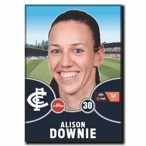 2021 AFLW Carlton Player Magnet - DOWNIE, Alison