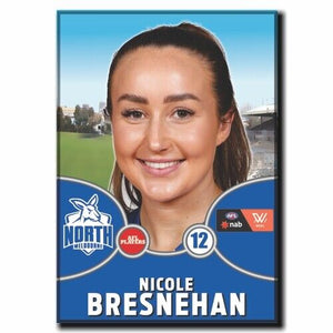 2021 AFLW North Melbourne Player Magnet - BRESNEHAN, Nicole