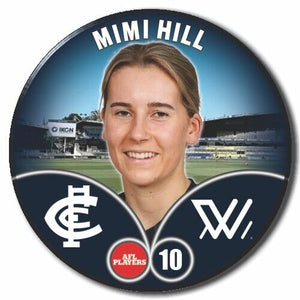 2023 AFLW S7 Carlton Player Badge - HILL, Mimi