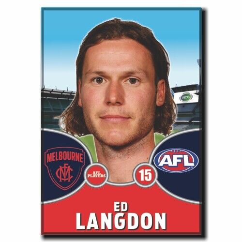 2021 AFL Melbourne Player Magnet - LANGDON, Ed