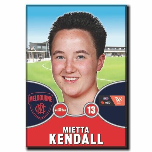 2021 AFLW Melbourne Player Magnet - KENDALL, Mietta