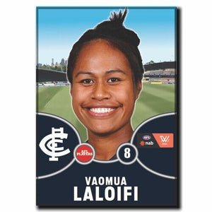 2021 AFLW Carlton Player Magnet - LALOIFI, Vaomua