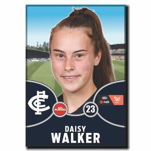 2021 AFLW Carlton Player Magnet - WALKER, Daisy