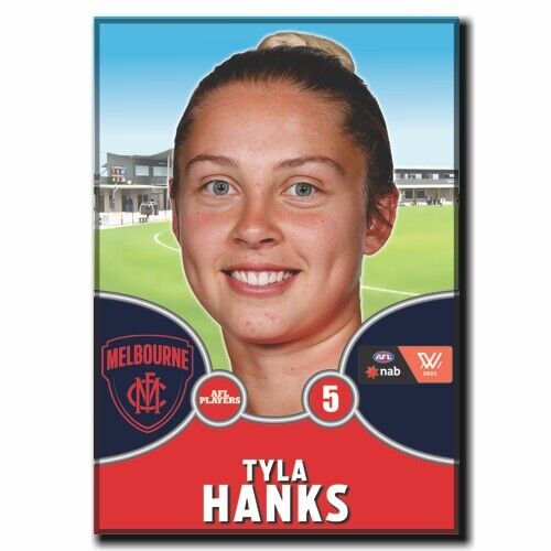 2021 AFLW Melbourne Player Magnet - HANKS, Tyla