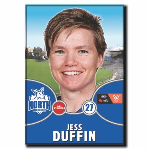 2021 AFLW North Melbourne Player Magnet - DUFFIN, Jess