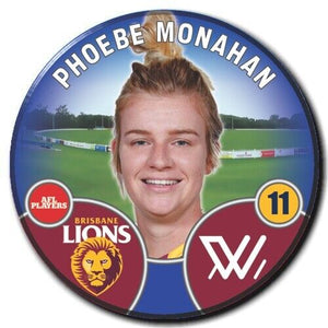 2022 AFLW Brisbane Player Badge - MONAHAN, Phoebe