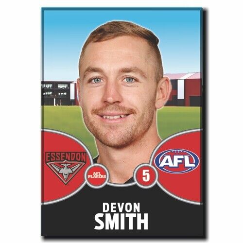 2021 AFL Essendon Bombers Player Magnet - SMITH, Devon