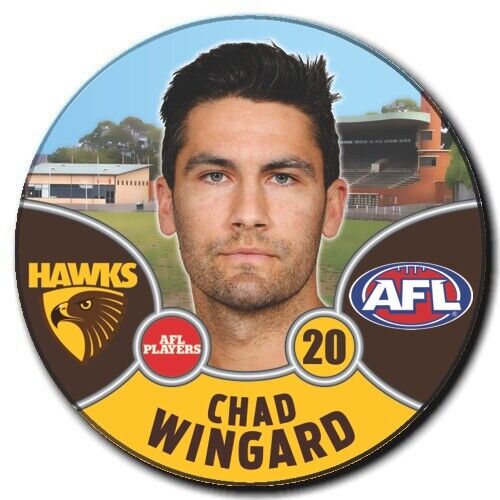 2021 AFL Hawthorn Player Badge - WINGARD, Chad