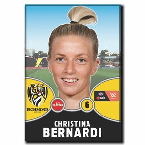 2021 AFLW Richmond Player Magnet - BERNARDI, Christina