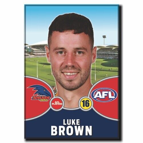 2021 AFL Adelaide Crows Player Magnet - BROWN, Luke