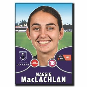 2021 AFLW Fremantle Player Magnet - MacLACHLAN, Maggie