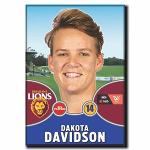 2021 AFLW Brisbane Player Magnet - DAVIDSON, Dakota