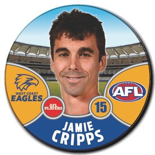 2021 AFL West Coast Eagles Player Badge - CRIPPS, Jamie