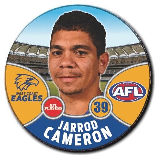 2021 AFL West Coast Eagles Player Badge - CAMERON, Jarrod
