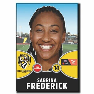 2021 AFLW Richmond Player Magnet - FREDERICK, Sabrina