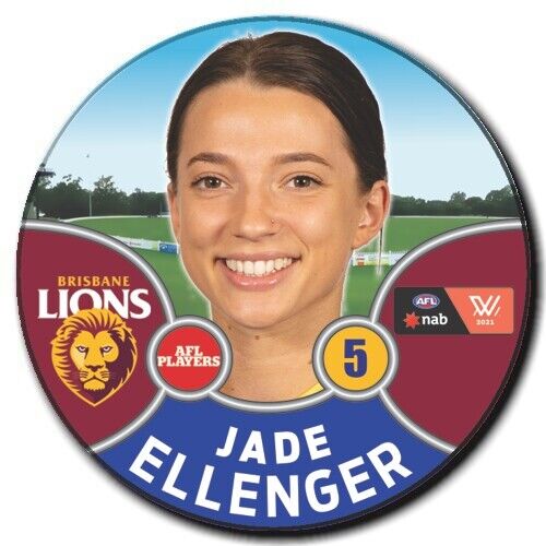 2021 AFLW Brisbane Player Badge - ELLENGER, Jade