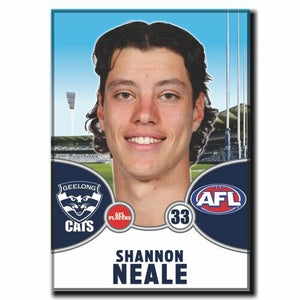 2021 AFL Geelong Player Magnet - NEALE, Shannon